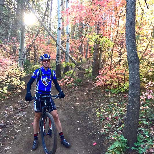 Mountain Biking in Autumn