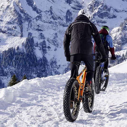 Winter Mountain Biking